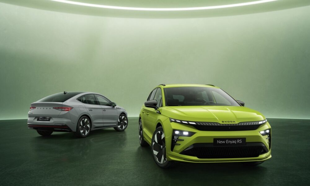 Новий електрокар Skoda Enyaq RS на 340 сил — подробиці кросовера