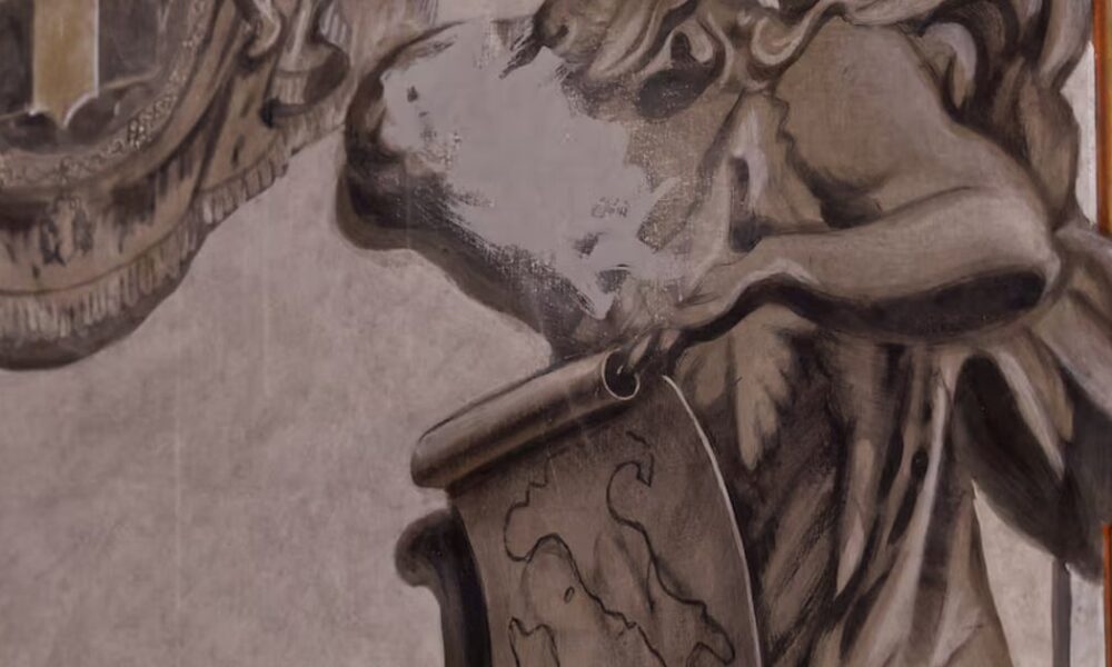 у Римі з фрески ангела стерли обличчя Мелоні, — ЗМІ (фото)