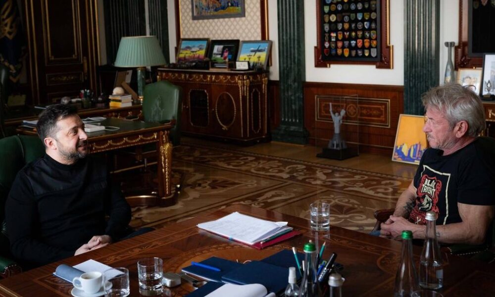 Шон Пен замість «Оскара» зустрівся з Зеленським (фото)