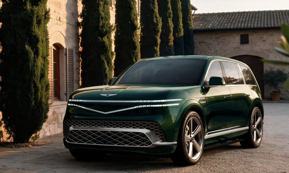 Електромобіль Genesis GV90 — фото і подробиці розкішного кросовера від Hyundai
